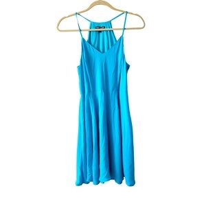 Express Aqua Blue Strappy Flirty dress. Size 6. Like New
